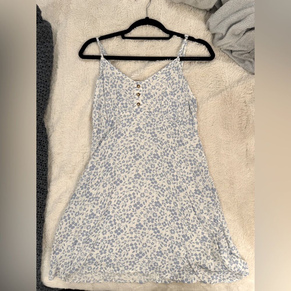 billabong blue flower dress